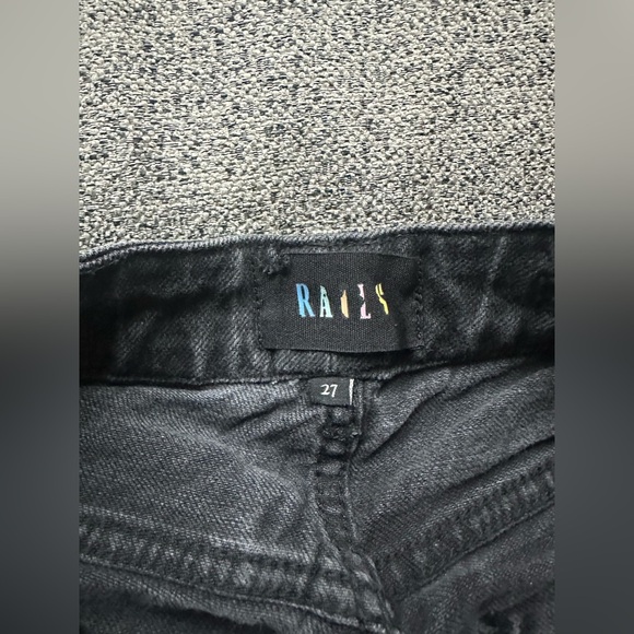 Rails Black High-Waisted Bootcut Jeans - Picture 2 of 3